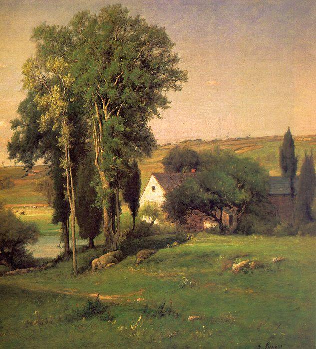 George Inness Old Homestead oil painting image
